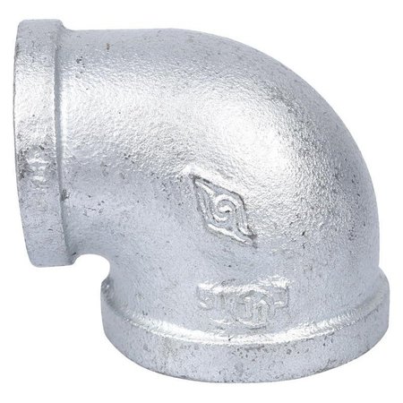 PROSOURCE Exclusively Orgill Reducing Pipe Elbow, 2 x 2 x 112 x 112 in, Threaded, 90 deg Angle 2B-2X1-1/2G